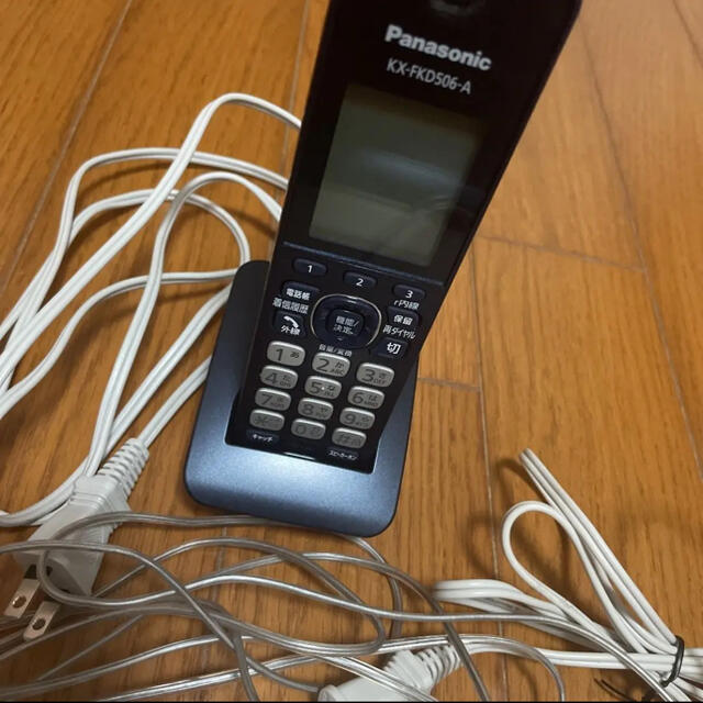 Panasonic(パナソニック)のPanasonic 子機付き  FAX 電話機 ネイビー KX-PZ500-A スマホ/家電/カメラの生活家電(その他)の商品写真