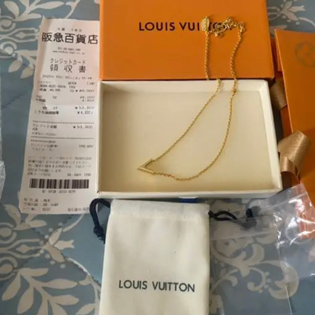 ルイヴィトン　LV ネックレス V