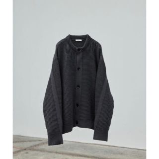 ハレ(HARE)のlidnm LOOP YARN WIDE CARDIGAN CHARCOAL(カーディガン)