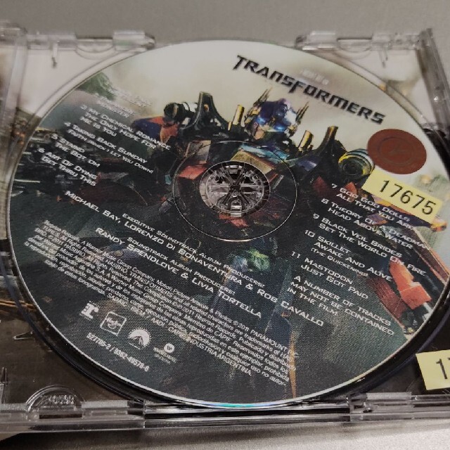 レンタル落ち特価！ トランスフォーマー ダークサイド サウンドトラック 輸入盤 エンタメ/ホビーのCD(映画音楽)の商品写真