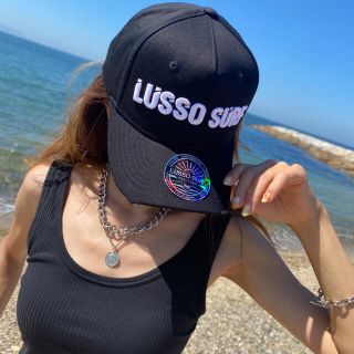 スタンダードカリフォルニア(STANDARD CALIFORNIA)のカップルコーデに☆LUSSO SURF 刺繍ロゴキャップ　帽子　RVCA(キャップ)