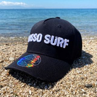 クイックシルバー(QUIKSILVER)のサーフブランド　LUSSO SURF 刺繍ロゴキャップ　帽子　ロンハーマン(キャップ)