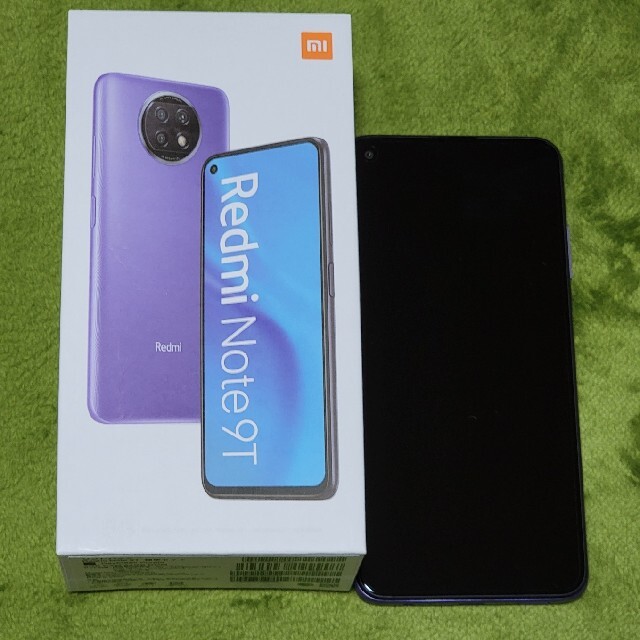 スマートフォン本体Redmi Note 9T パープル　SIMロック解除済み