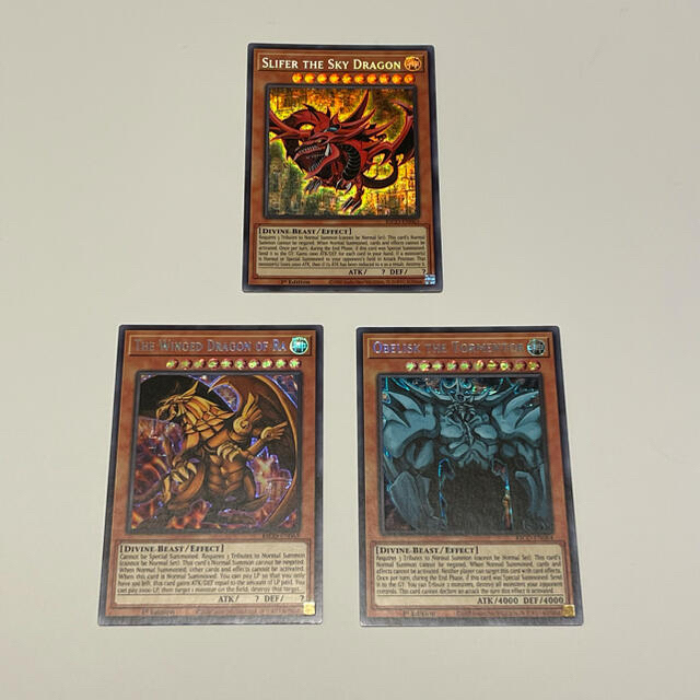 初回限定】 遊戯王 - 遊戯王 【超希少】三幻神 ファラオズシークレット