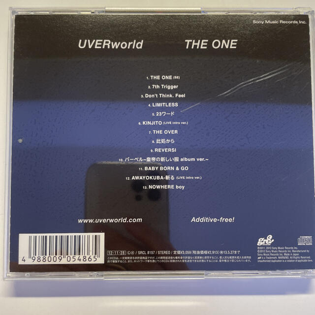 UVERworld / THE ONE エンタメ/ホビーのCD(ポップス/ロック(邦楽))の商品写真