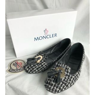 モンクレール(MONCLER)の美品 モンクレール タッセルフラットシューズ 35 パンプス(スリッポン/モカシン)