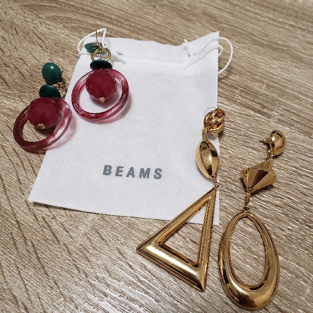 BEAMS(ビームス)の【BEAMS】ピアス2点セット レディースのアクセサリー(ピアス)の商品写真