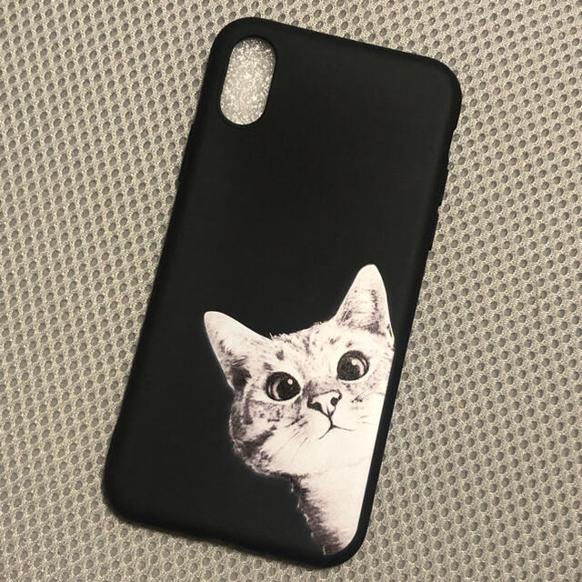 【未使用】iphoneケース 猫 X XS スマホ/家電/カメラのスマホアクセサリー(iPhoneケース)の商品写真