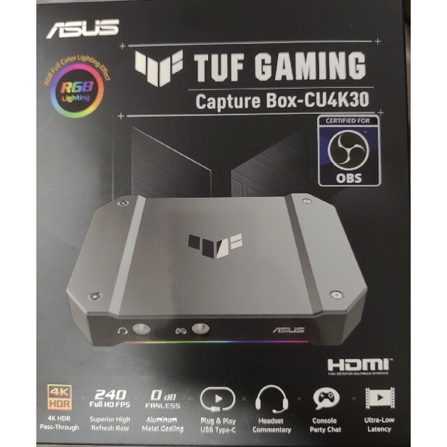 TUF GAMING CAPTURE BOX-CU4K30