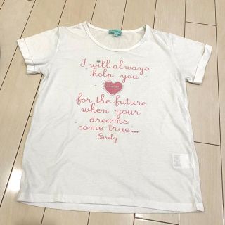 リンジィ(Lindsay)の【Lindsay】カワイイ白Tシャツ🤍💖(Tシャツ(半袖/袖なし))