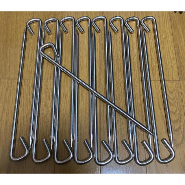 ステンレス鍛造ペグ 25cm スポーツ/アウトドアのアウトドア(テント/タープ)の商品写真