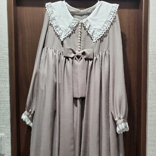 アンジェリックプリティー(Angelic Pretty)のAP グレー ワンピース 聖歌隊(ひざ丈ワンピース)