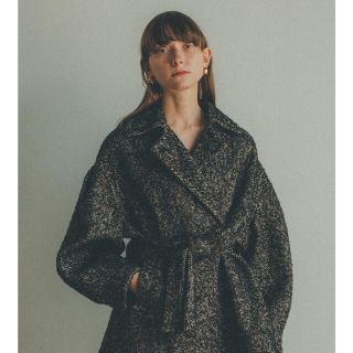 ステュディオス(STUDIOUS)のCLANE クラネ　MIX LOOP TWEED BOX COAT(ブルゾン)