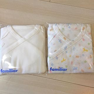 ファミリア(familiar)の◆新品◆60㎝ ファミリア 肌着 2枚セット(肌着/下着)