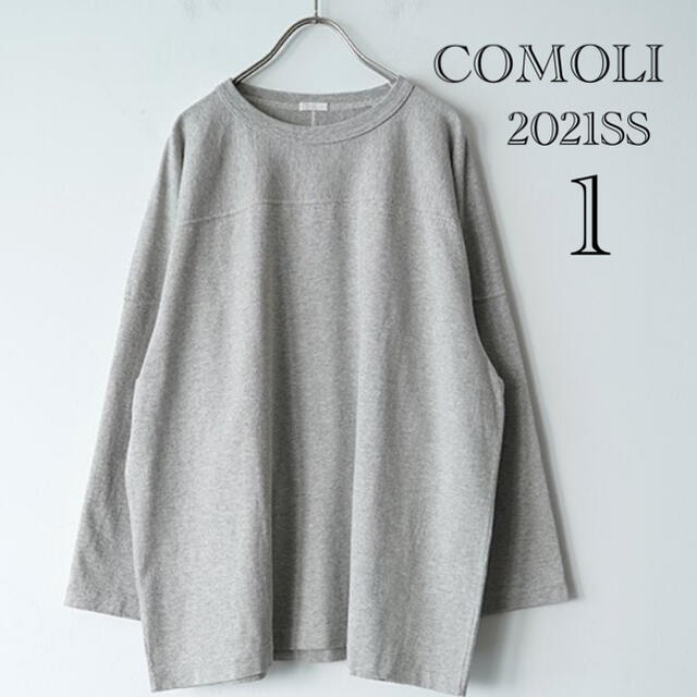 2021SS COMOLI コモリ  フットボールTシャツTシャツ/カットソー(七分/長袖)