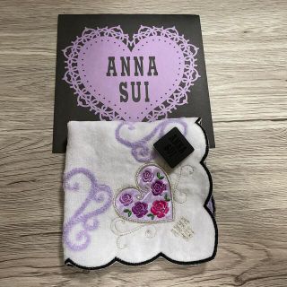 アナスイ(ANNA SUI)の新作　アナスイタオルハンカチパープル(ハンカチ)