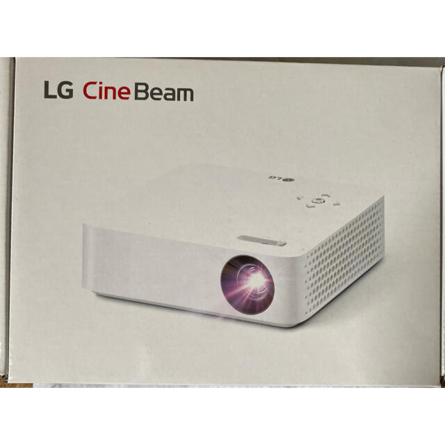 注目ショップ LGエレクトロニクス CINE BEAM HD コンパクトプロジェクター ポータブルプロジェクター CJH310N-ホワイト 21y6m 