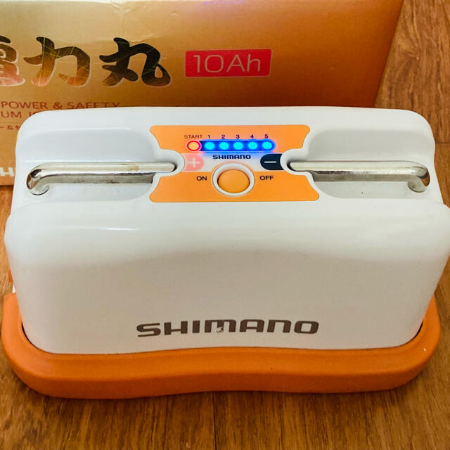 シマノ 純正 電力丸 10Ah リチウムイオン バッテリー 専用充電器付 セット