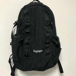 20FW Supreme Backpackバックパック黒