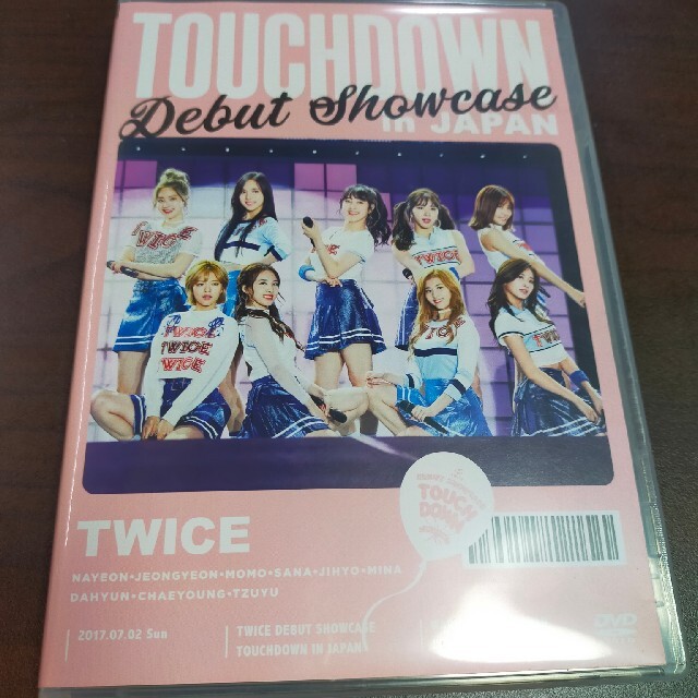 Waste(twice)(ウェストトゥワイス)のTWICE　DEBUT　SHOWCASE“Touchdown　in　JAPAN” エンタメ/ホビーのDVD/ブルーレイ(ミュージック)の商品写真