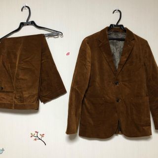 ジーユー(GU)のGU 19AW コーデュロイテーラードジャケット＆トラウザー セットアップ(セットアップ)