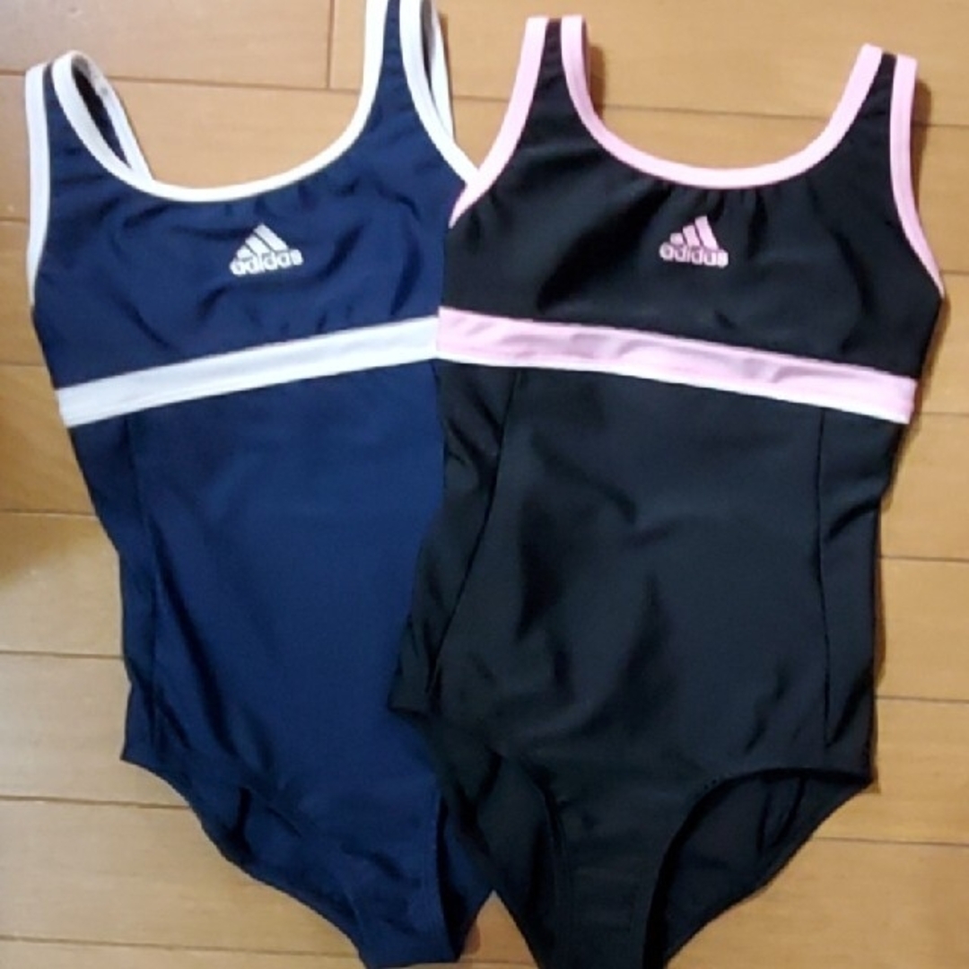 adidas(アディダス)のadidas 水着 ワンピース 120 130 140 必ずコメントください キッズ/ベビー/マタニティのキッズ服女の子用(90cm~)(水着)の商品写真