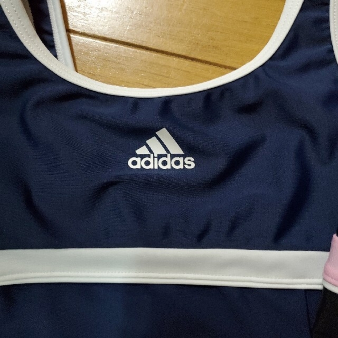 adidas(アディダス)のadidas 水着 ワンピース 120 130 140 必ずコメントください キッズ/ベビー/マタニティのキッズ服女の子用(90cm~)(水着)の商品写真