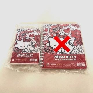 ハローキティ(ハローキティ)の[値下げ価格] ハローキティ  ショットノート メモ  キングジム  文房具(キャラクターグッズ)