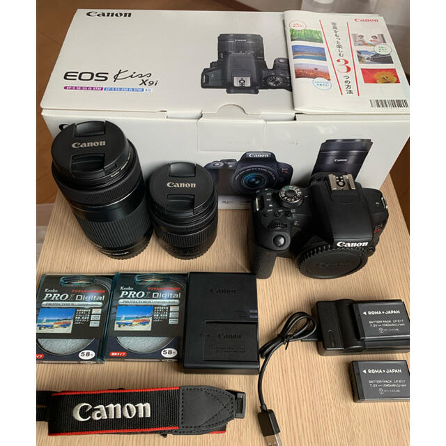 【極上美品】Canon eos kiss x9i ダブルズームレンズキット