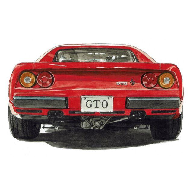 GC-1629フェラーリ288GTO/512 TR限定版画サイン額装作家平右ヱ門