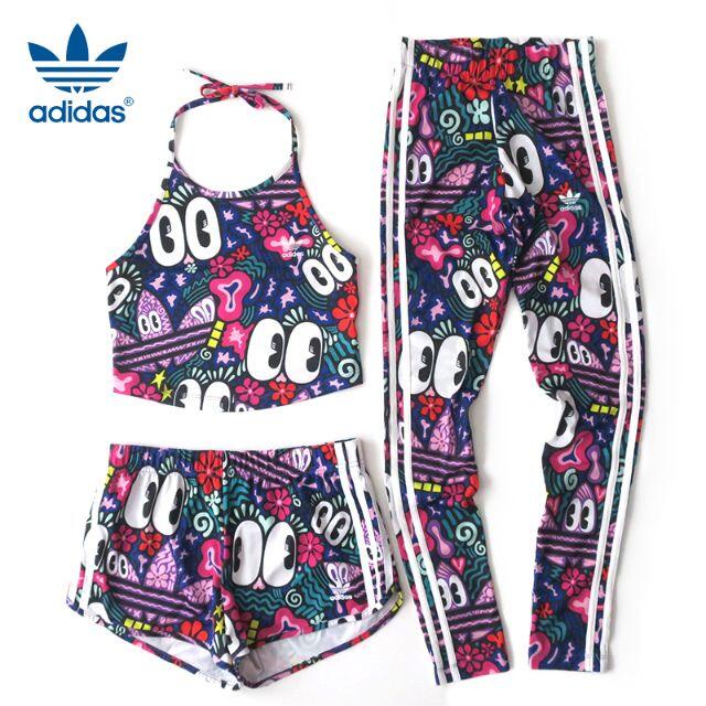 adidas(アディダス)のadidas originals ストレッチフィット セットアップ/総柄 レディースのトップス(その他)の商品写真