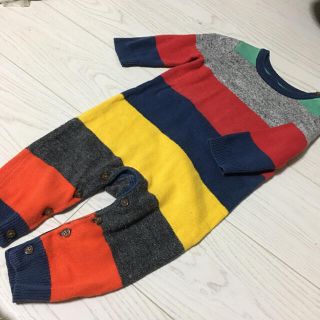 6-12m babyGAP コットンニット ロンパース(ロンパース)