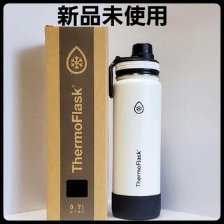 タケヤ化学　ステンレス製携帯用魔法瓶　0.7L THERMOFLASK　白(容器)