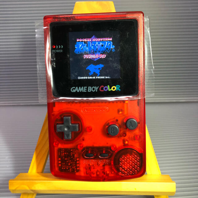 ゲームボーイ - ゲームボーイカラー本体クリアレッド バックライト