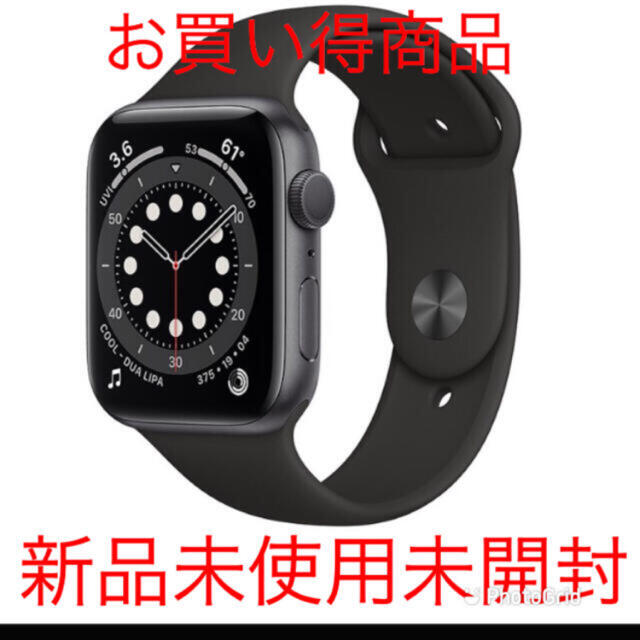 Apple Watch Series 6 GPS 44mm M00H3J/Aメンズ