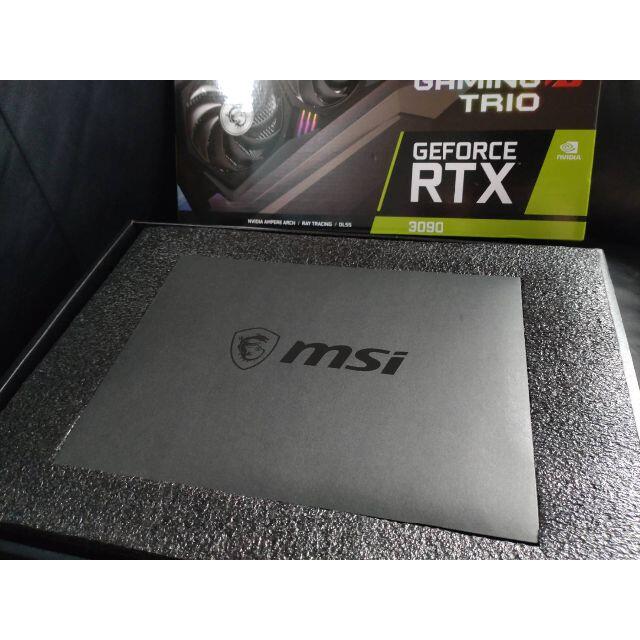 ☆極美品☆MSI GeForce RTX 3090 GAMING X TRIO  スマホ/家電/カメラのPC/タブレット(PCパーツ)の商品写真