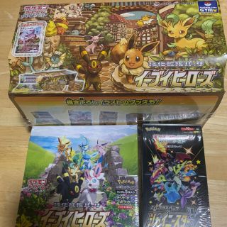 ポケモン(ポケモン)のイーブイヒーローズ イーブイズセット+1box シャイニースターv+1(カード)