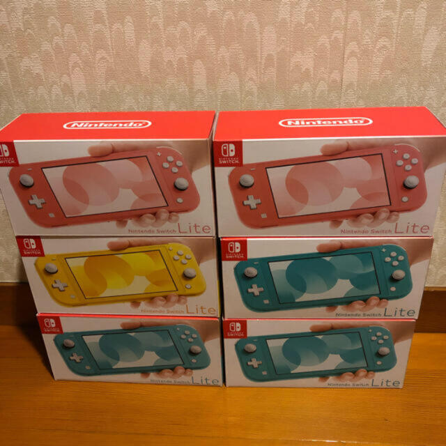 【超特価sale開催！】 Nintendo Switch - うめぼし　Switch 任天堂スイッチライト本体　6台 携帯用ゲーム機本体