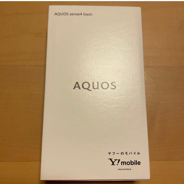 スマートフォン/携帯電話Ymobile　AQUOS  sense4 basic シルバー 本体のみ