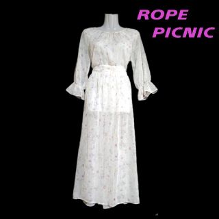 ロペピクニック(Rope' Picnic)のROPE PICNIC ロペピクニック・シフォン シースルーワンピース(ロングワンピース/マキシワンピース)