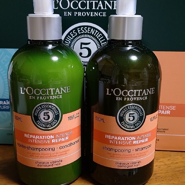 L'OCCITANE(ロクシタン)のファイブハーブスリペアセット コスメ/美容のヘアケア/スタイリング(シャンプー/コンディショナーセット)の商品写真