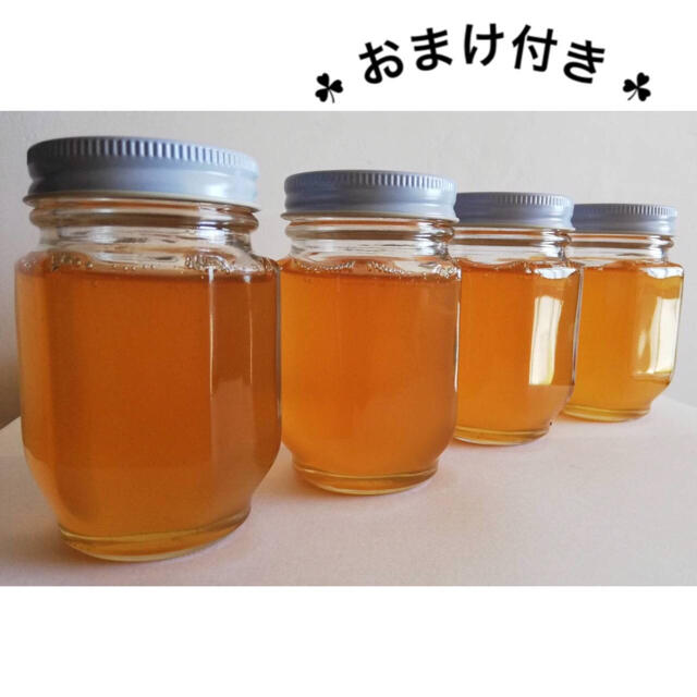 日本ミツバチ2年物夏採れはちみつ(150g x4)　非加熱　無添加　国産はちみつ