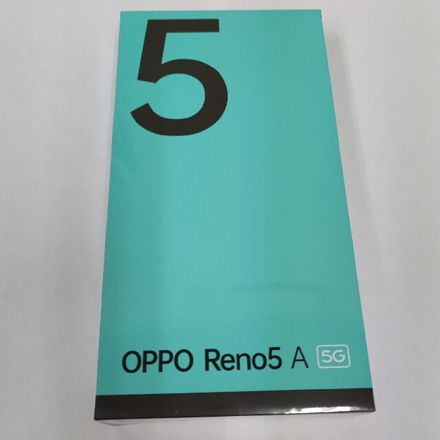OPPO RENO5 A（アイスブルー）新品未開封　ワイモバイル