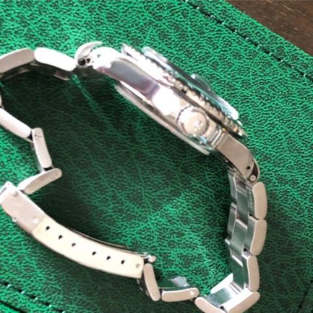 ROLEX(ロレックス)の超美品 ROLEX 黒文字盤 デイト 赤SUBMARINER＋TIFFANY メンズの時計(腕時計(アナログ))の商品写真