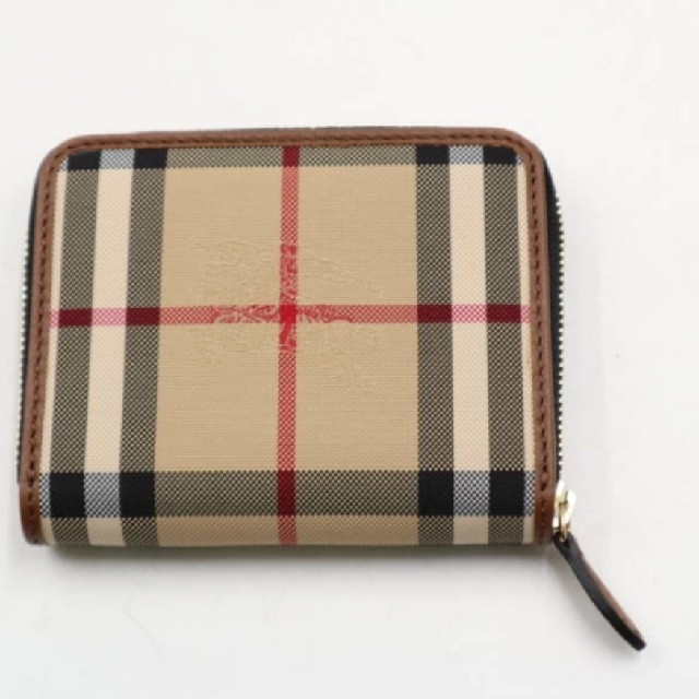 BURBERRY(バーバリー)の正規品 バーバリー チェック柄 小銭入れ コインケース 美品 レディースのファッション小物(コインケース)の商品写真