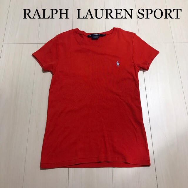 Ralph Lauren(ラルフローレン)のRALPH LAUREN  赤色　Tシャツ　Mサイズ レディースのトップス(Tシャツ(半袖/袖なし))の商品写真