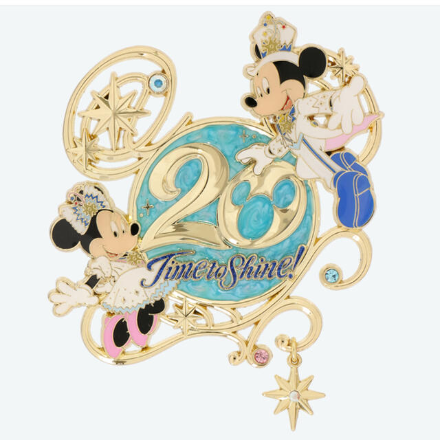 ディズニー ディズニーシー 20周年 ピンバッジ