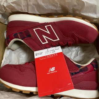 ニューバランス(New Balance)の新品　ニューバランス　キッズ　スニーカー　19センチ　レッド(スニーカー)