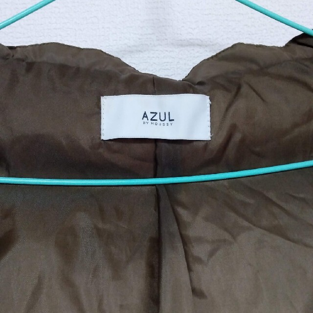 AZUL by moussy(アズールバイマウジー)のmoussyダウンベスト　★未使用に近い レディースのジャケット/アウター(ダウンベスト)の商品写真