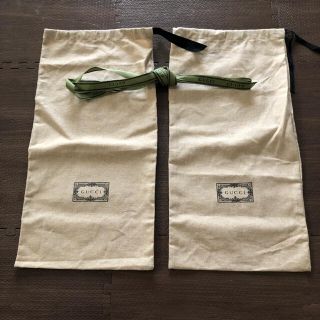 グッチ(Gucci)のグッチ　保存袋　きんちゃく　2枚セット　おまけ付き(ショップ袋)